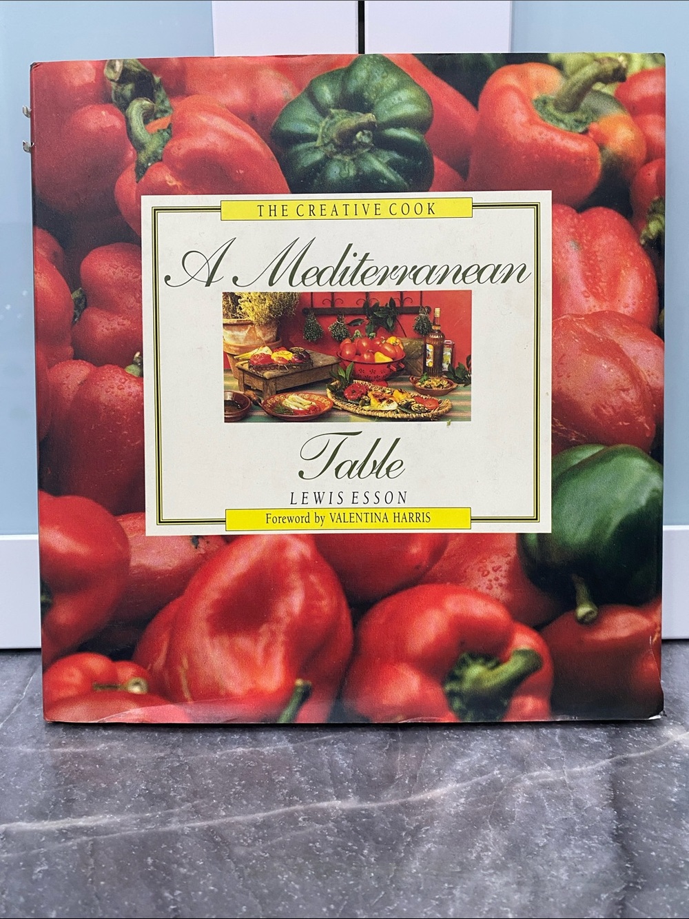 : A Mediterranean Table - Colorfully Illustrated Cookbook. 64 pages. Lewis Esson